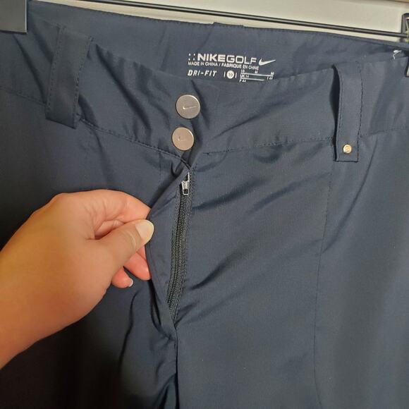 Nike Golf Dri-Fit Black Pants Audrey Tour Performance Women's Size 10 Activewear - Picture 6 of 15
